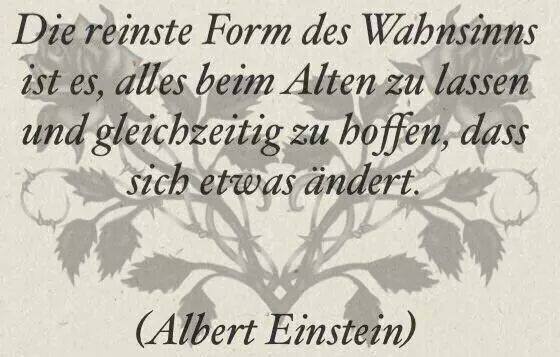 Einstein sagt etwas entscheidendes zum Thema Änderungen