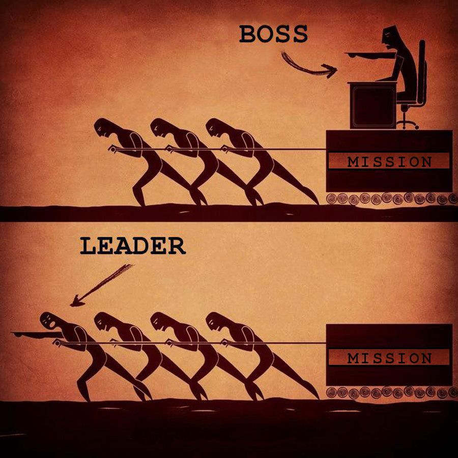 Leader statt Boss